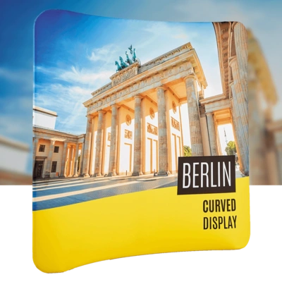 Berlin 2.4 x 2.4 curved fabric stand