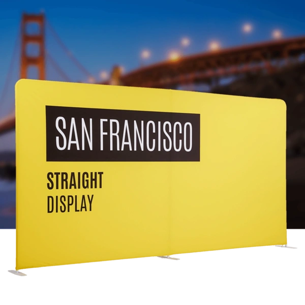San Francisco 2.4 x 4.6 fabric backdrop exhibition stand