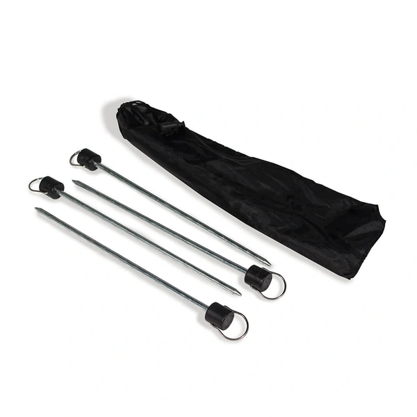  pegs for going through base unit feet and into the ground