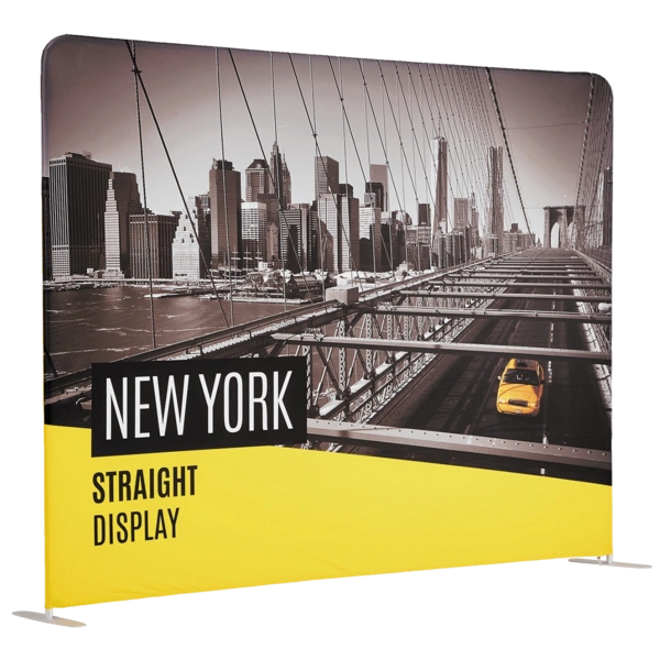 New York  exhibition graphic with double sided print